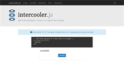 Desktop Screenshot of intercoolerjs.org